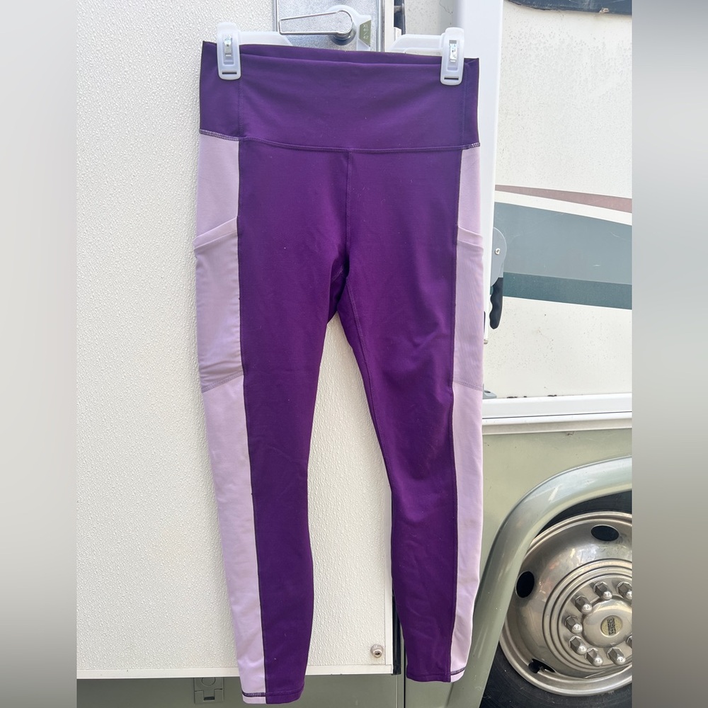 Purple Fabletics PowerHold Leggings